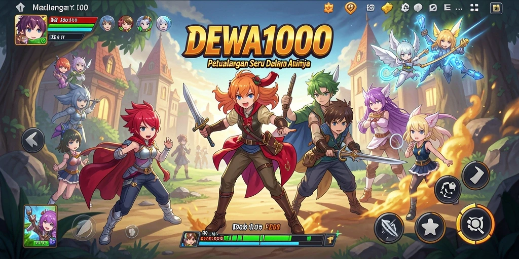 Gameplay menarik dari DEWA1000 menampilkan petualangan seru dalam dunia anime.