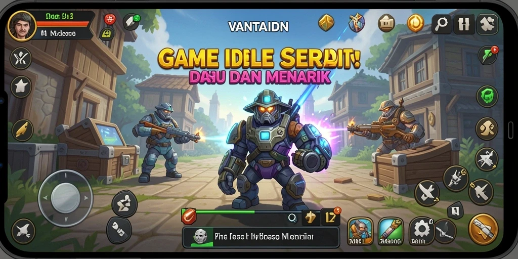 Tampilan gameplay VANTAIDN yang mengasyikkan dan penuh warna.